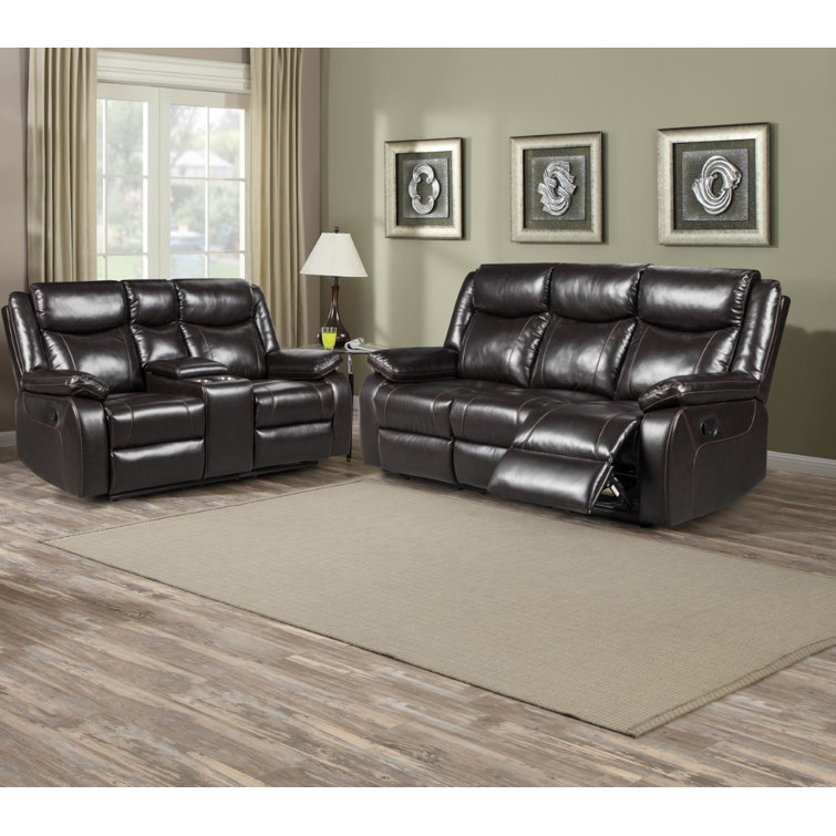 Flair 2 - Piece Faux Leather Living Room Set | Wayfair